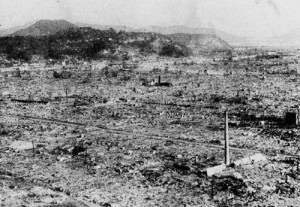 広島が語る核兵器の脅威（原爆が投下された広島市の当時の様子） ©ICRC