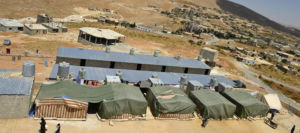 シリア人難民キャンプがあるレバノンのベッカー高原は、深刻な水不足に見舞われている ©ICRC