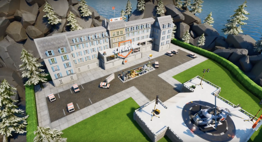 ライフランに登場するICRCジュネーブ本部