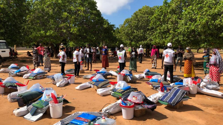 モザンビークで支援活動を行うICRC