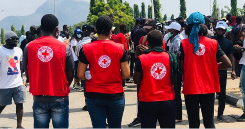 ナイジェリア赤十字社の職員