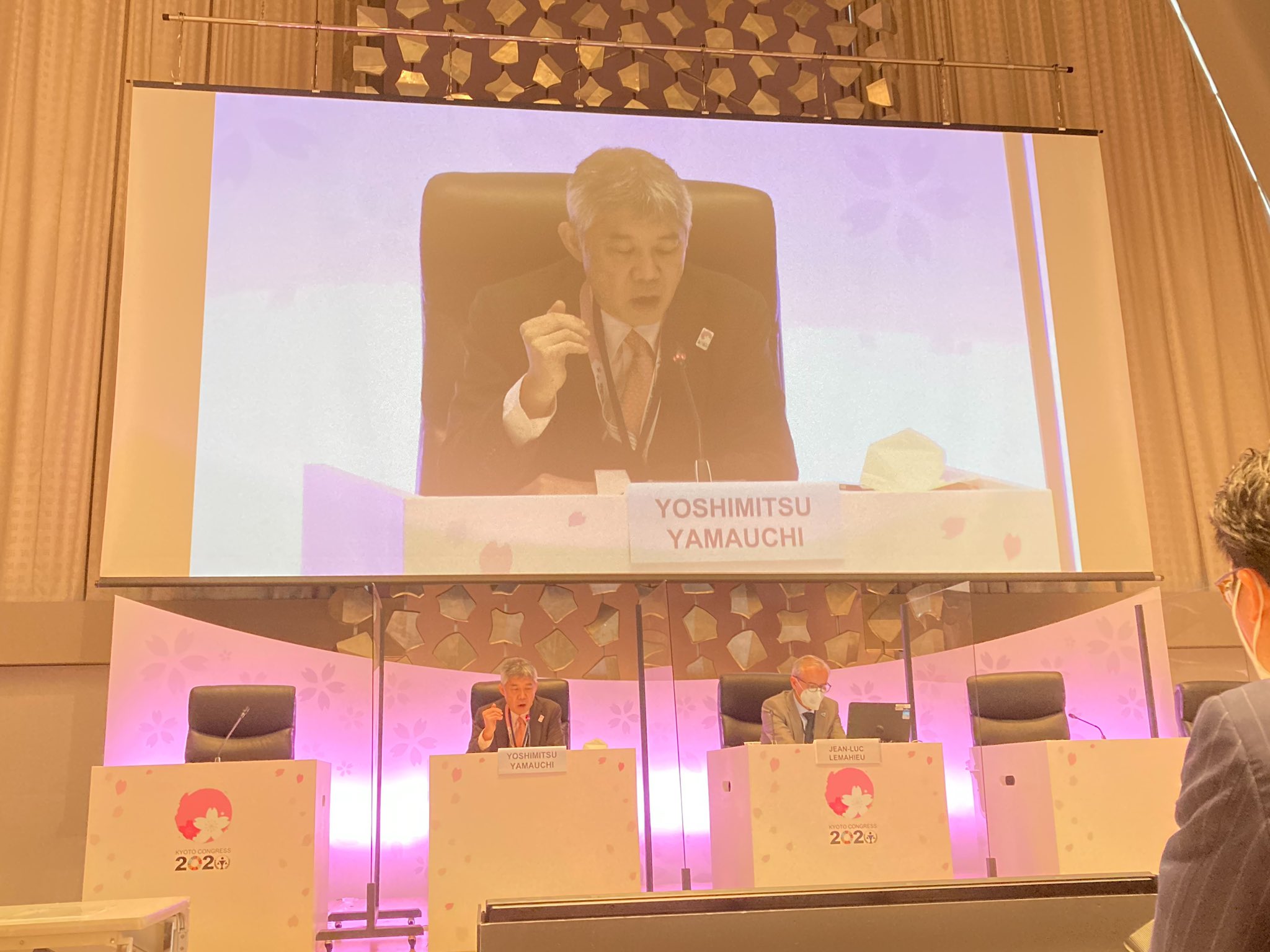 ホスト国政府事務局長を務めた、法務省の山内由光大臣官房審議官