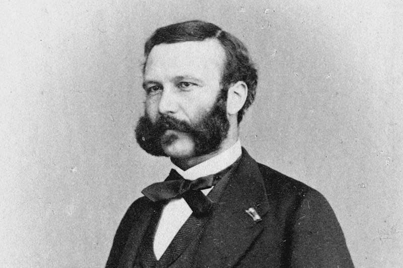 A photo of Henry Dunant