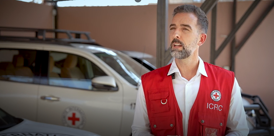 ICRC member, red cross, sudan, Africa